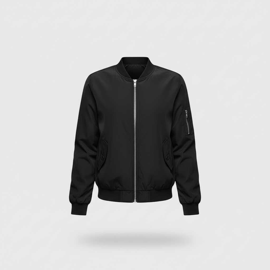 Blouson Aviateur Femme Slim | Veste Décontractée Polyvalente 0