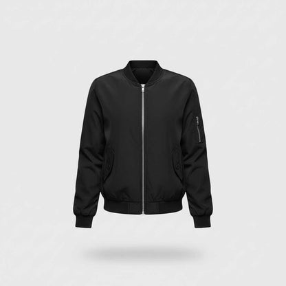 Blouson Aviateur Femme Slim | Veste Décontractée Polyvalente 0
