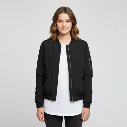 Blouson Aviateur Femme Slim | Veste Décontractée Polyvalente 2