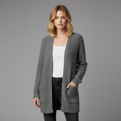 Cardigan Long Confortable | Vêtement d'Hiver pour Femmes 2