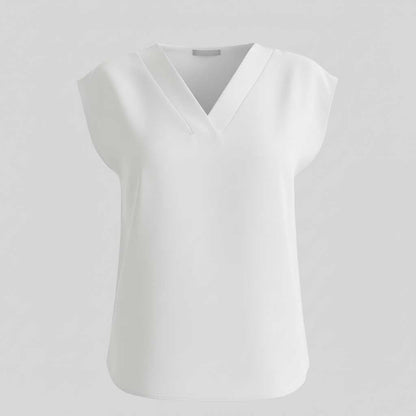 Chemisier d'Été Col en V | Haut Moderne Femme 5