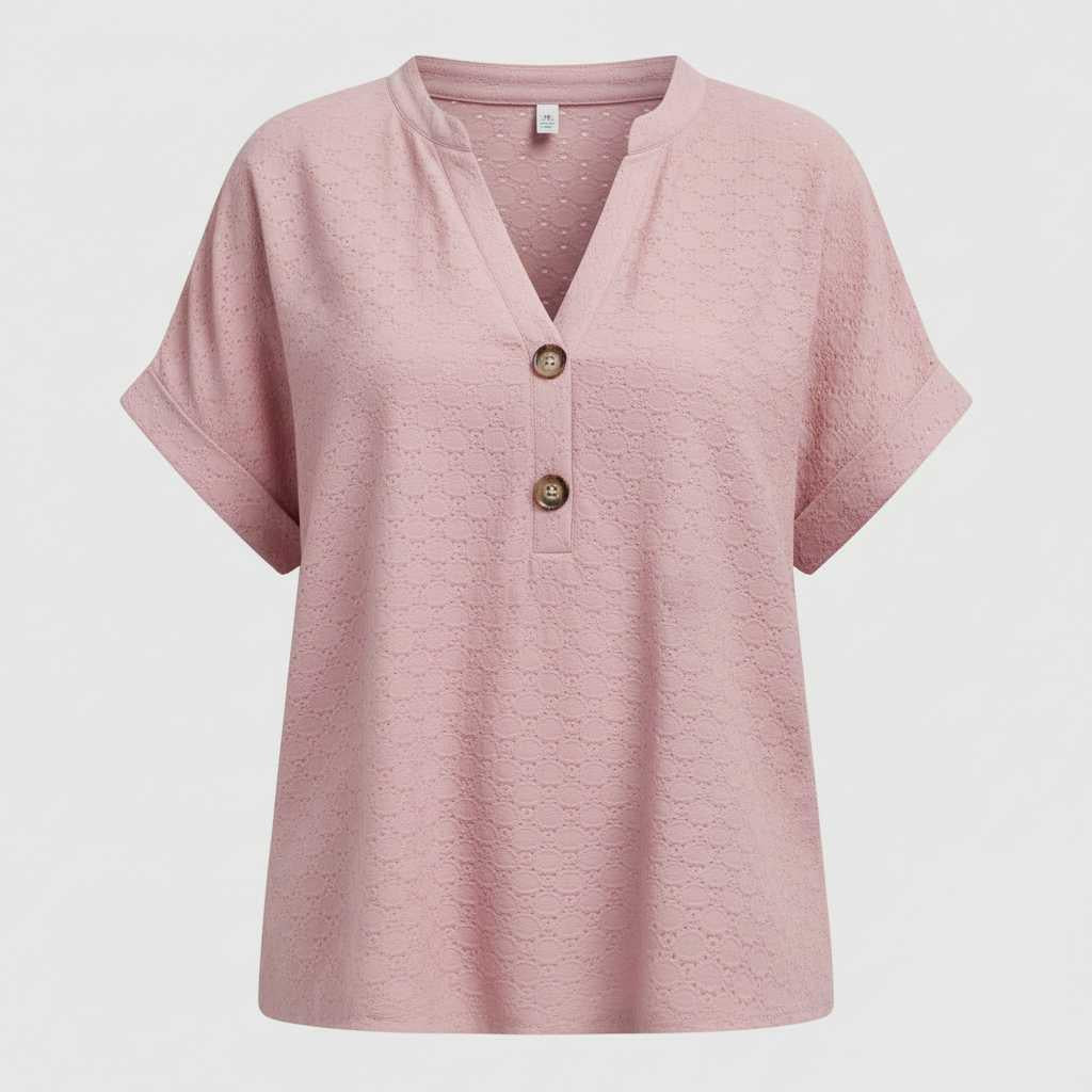 Haut Col en V Femme | Vêtements d'Été Décontractés 5