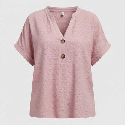 Haut Col en V Femme | Vêtements d'Été Décontractés 5