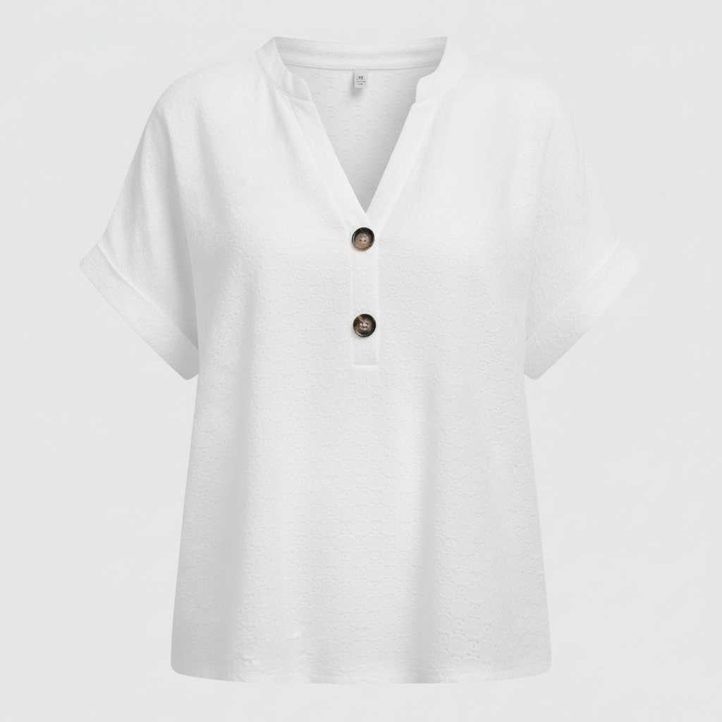 Haut Col en V Femme | Vêtements d'Été Décontractés 6