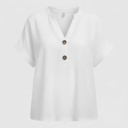 Haut Col en V Femme | Vêtements d'Été Décontractés 6