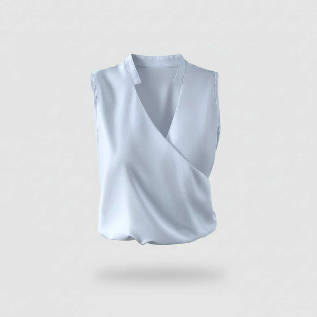 Haut d'été à col en V | Vêtements Décontractés Femme 3