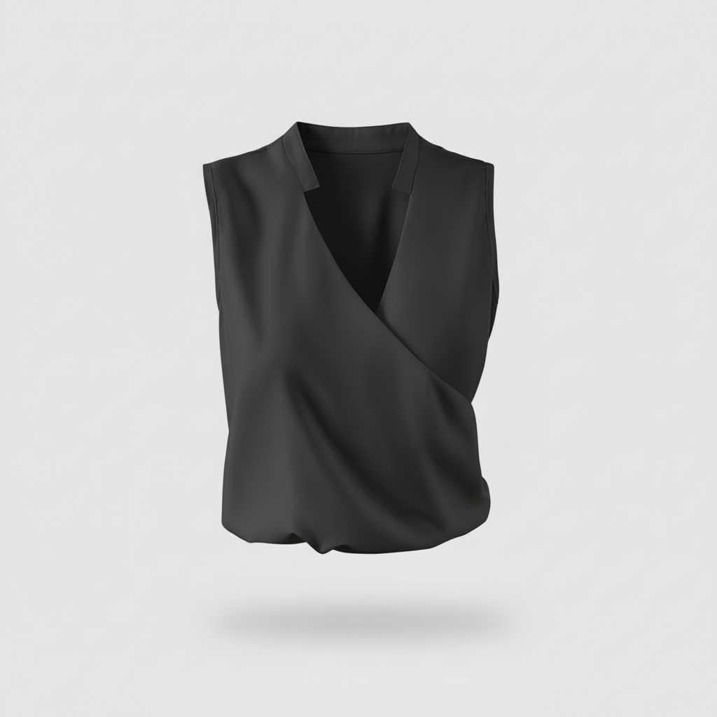 Haut d'été à col en V | Vêtements Décontractés Femme 4