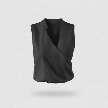 Haut d'été à col en V | Vêtements Décontractés Femme 4