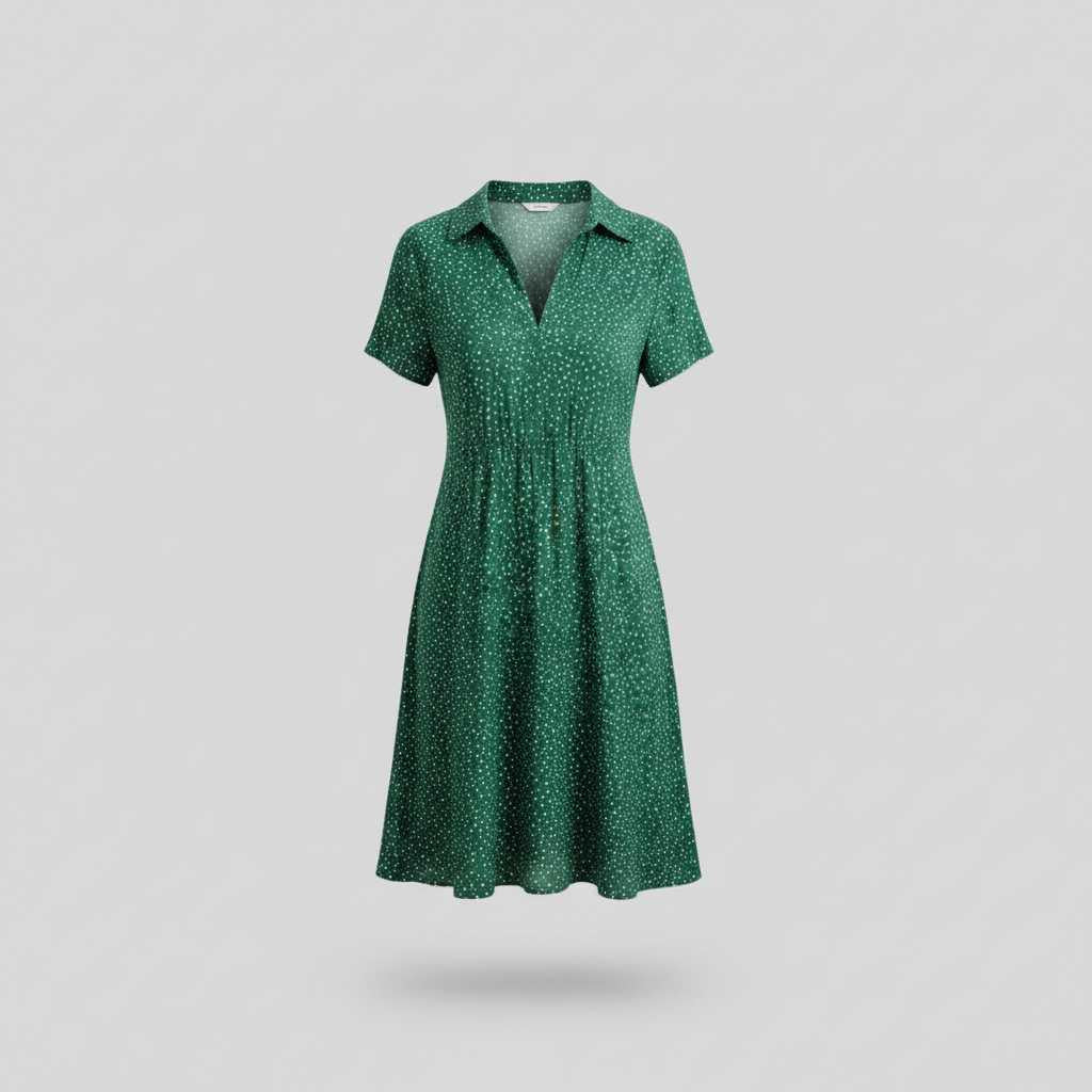 Robe Chemise Mi-Longue Femme | Mode Décontractée 0