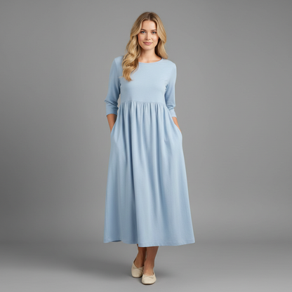 Robe D'Été Chic Midi Ample Femme | Robe Été Élégante 2