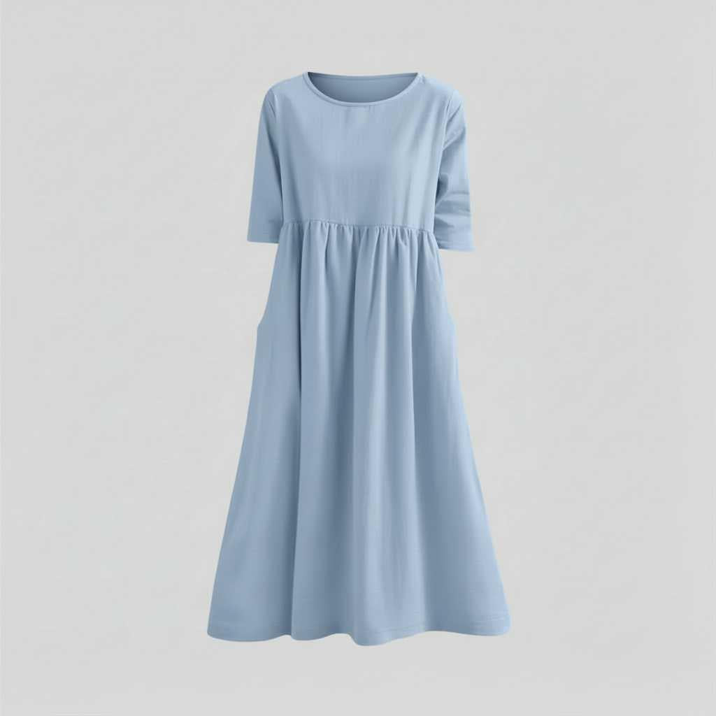 Robe D'Été Chic Midi Ample Femme | Robe Été Élégante 5