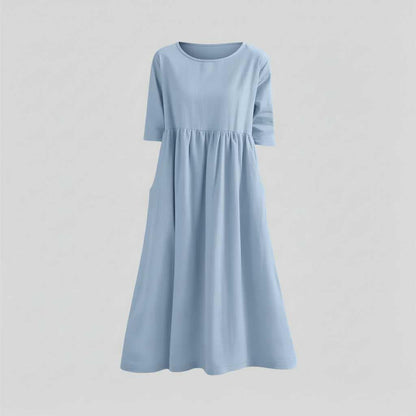 Robe D'Été Chic Midi Ample Femme | Robe Été Élégante 5