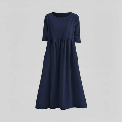 Robe D'Été Chic Midi Ample Femme | Robe Été Élégante 6