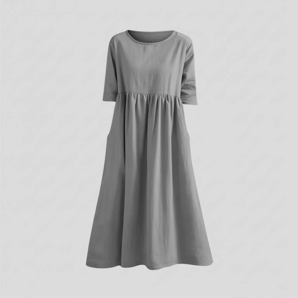 Robe D'Été Chic Midi Ample Femme | Robe Été Élégante 7
