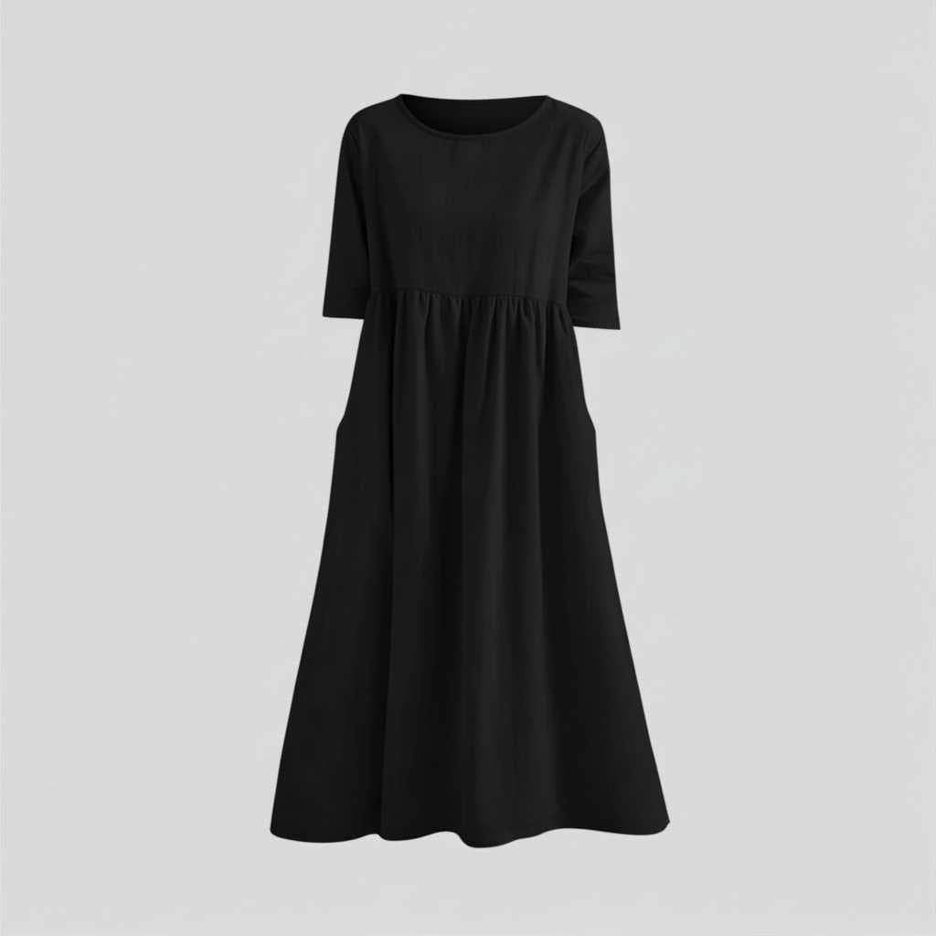 Robe D'Été Chic Midi Ample Femme | Robe Été Élégante 8