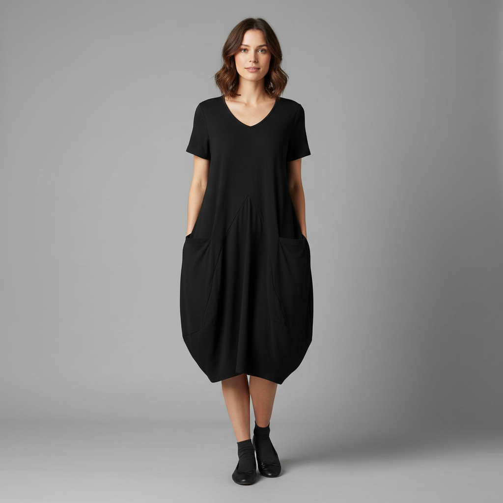 Robe Midi Chic Ample | Robe Femme Midi Élégante 2