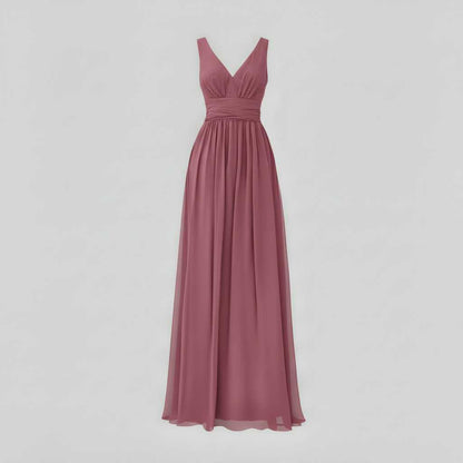 Robe d'Été Longue Femme Col en V | Élégante Robe Maxi 10