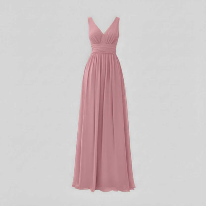 Robe d'Été Longue Femme Col en V | Élégante Robe Maxi 4
