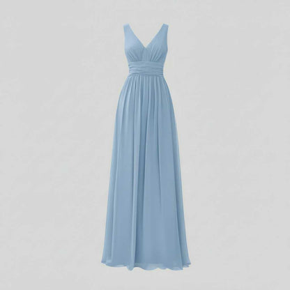 Robe d'Été Longue Femme Col en V | Élégante Robe Maxi 6