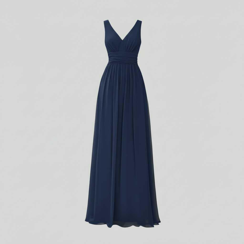 Robe d'Été Longue Femme Col en V | Élégante Robe Maxi 7