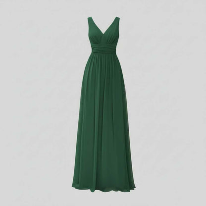 Robe d'Été Longue Femme Col en V | Élégante Robe Maxi 9