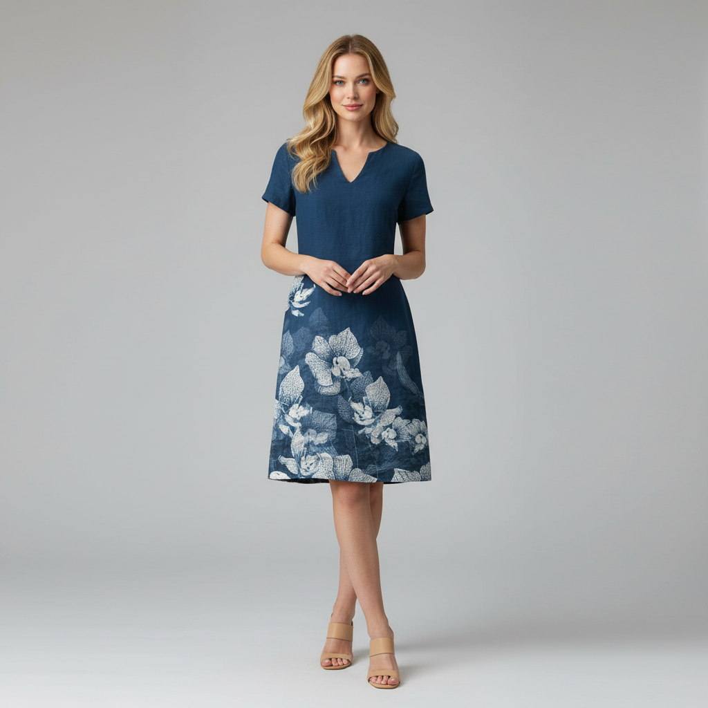 Robe d'été florale | Robe courte pour femmes 1