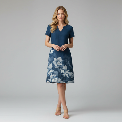 Robe d'été florale | Robe courte pour femmes 1