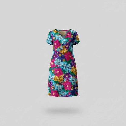 Robe d'été florale | Robe courte pour femmes 5