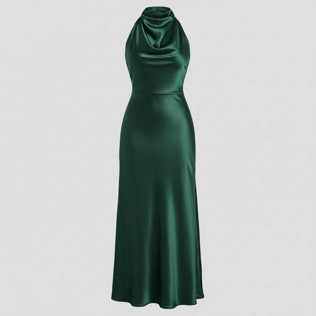 Robe de Soirée Chic Dos Nu | Robe Cocktail Élégante Mi-Longue 3