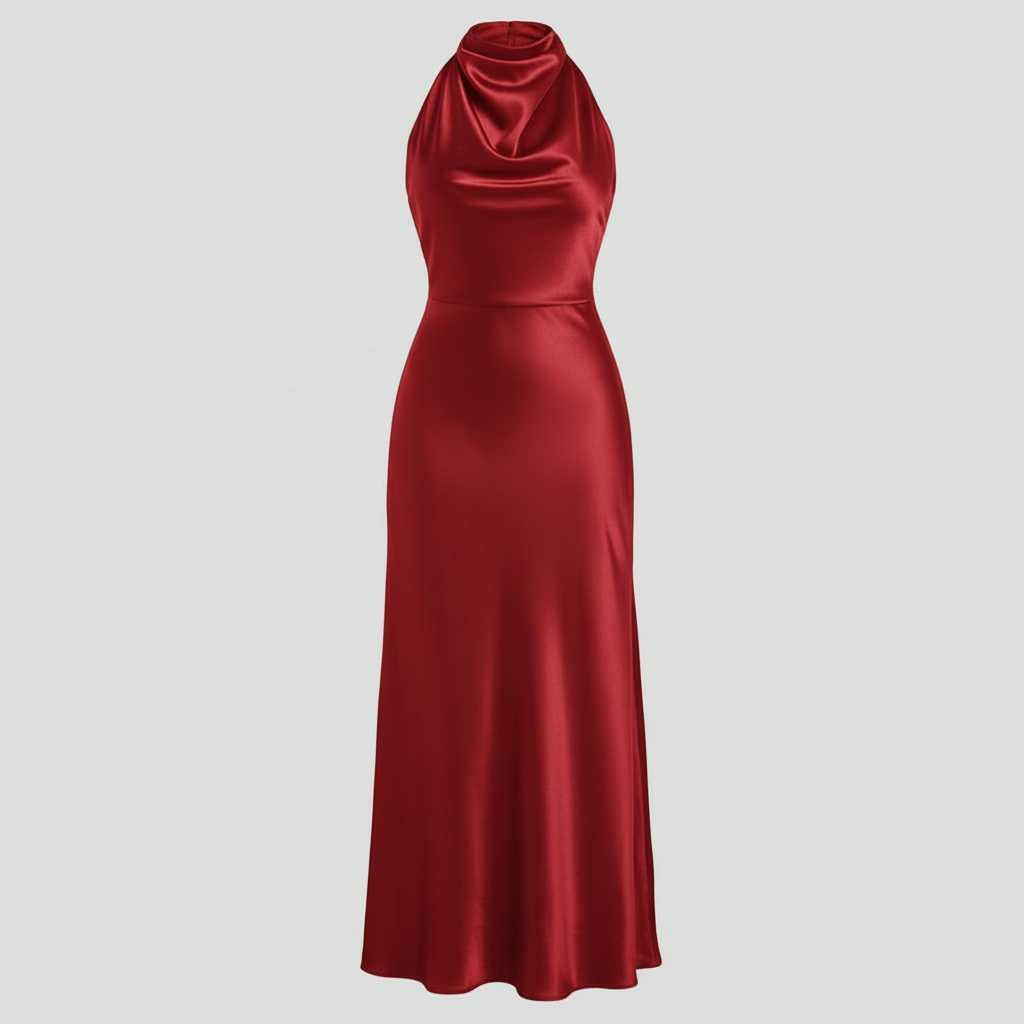 Robe de Soirée Chic Dos Nu | Robe Cocktail Élégante Mi-Longue 4