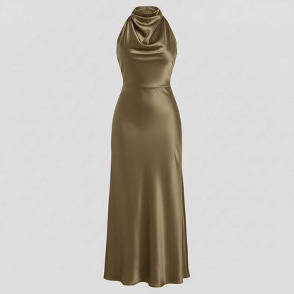 Robe de Soirée Chic Dos Nu | Robe Cocktail Élégante Mi-Longue 8