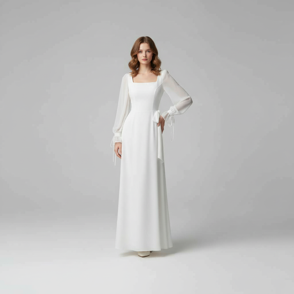 Robe de Soirée Longue Élégante | Robe Cérémonie Femme 1