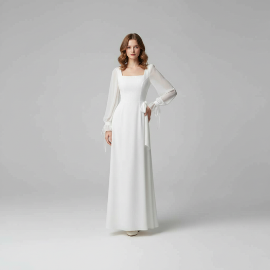 Robe de Soirée Longue Élégante | Robe Cérémonie Femme 1