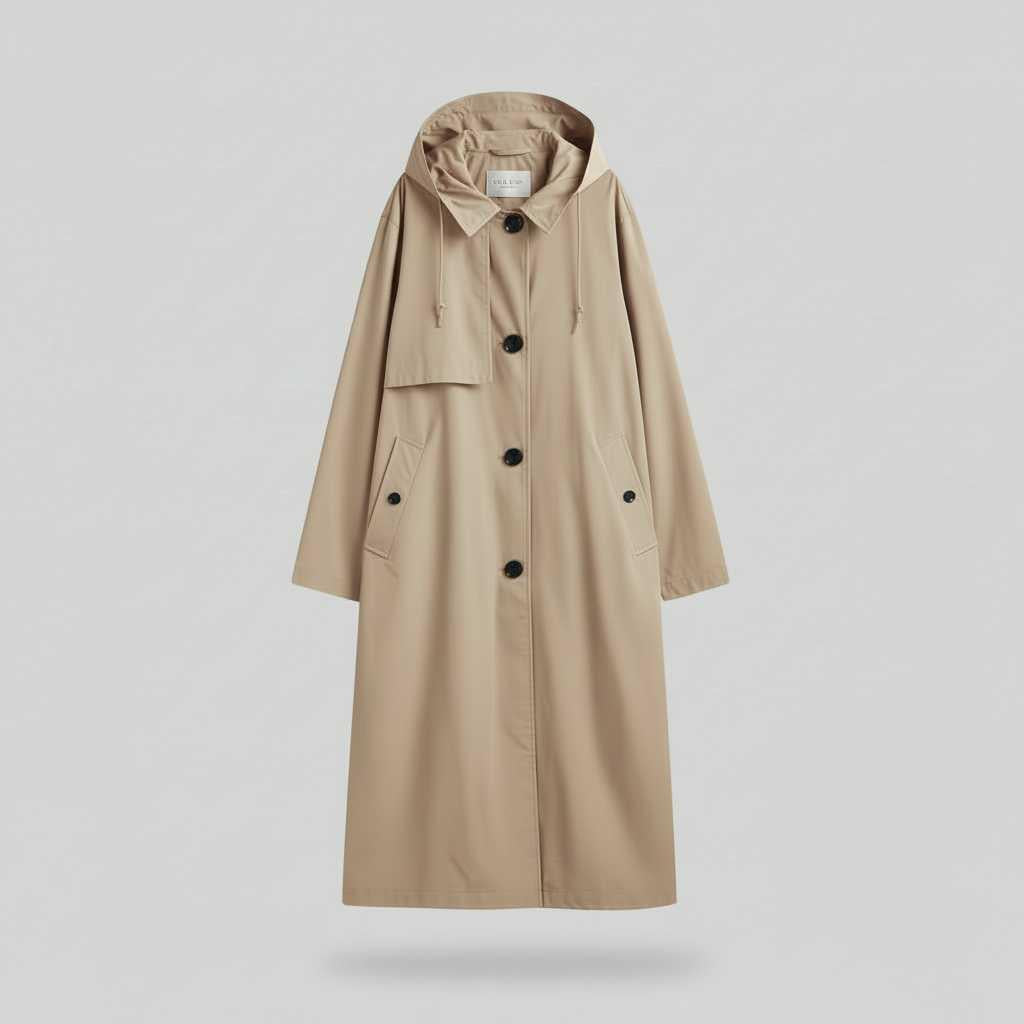 Trench Beige Femme Élégant | Trench Coat Femme Long 6