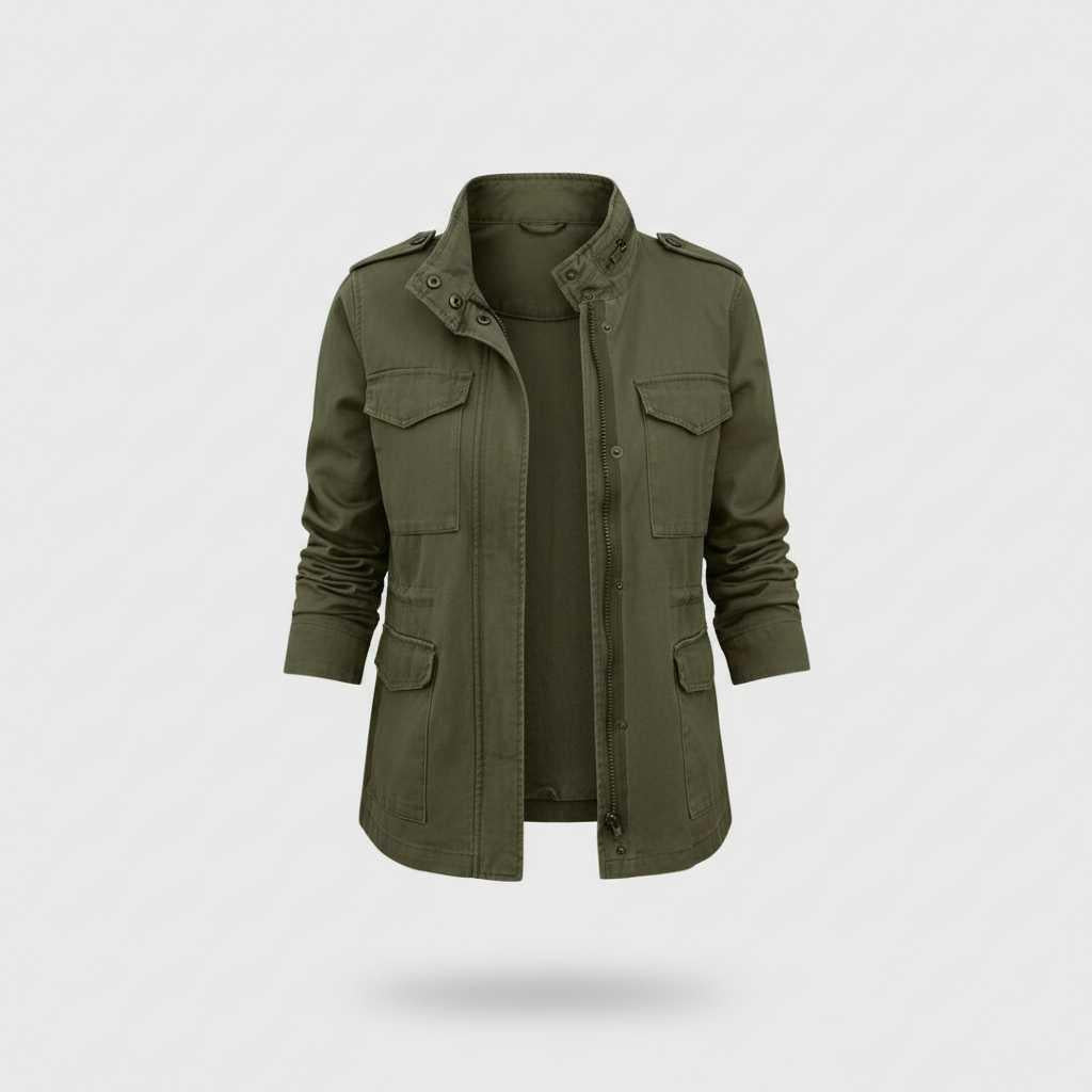 Veste Zippée Moderne Femme | Vêtement d'Extérieur Élégant 0