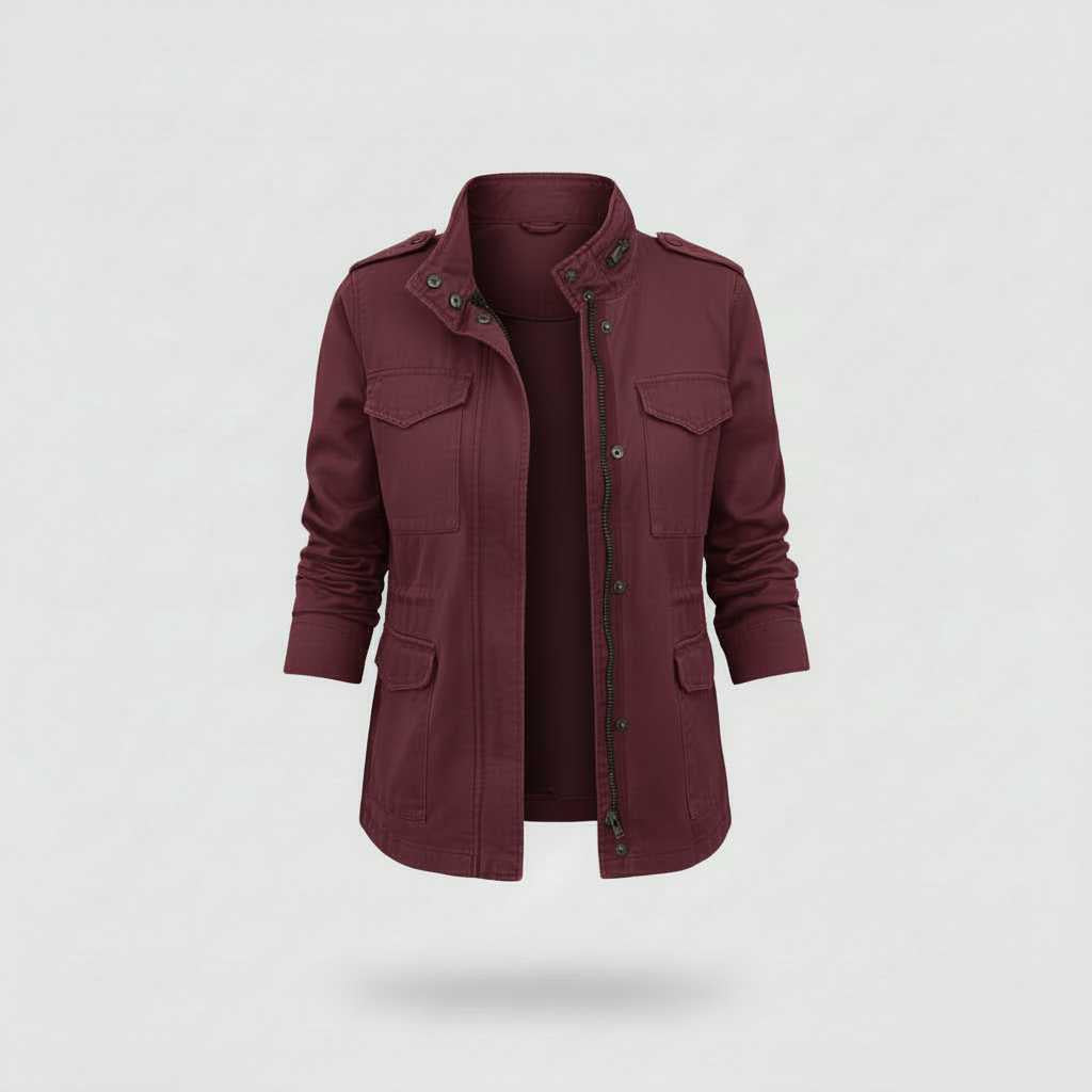 Veste Zippée Moderne Femme | Vêtement d'Extérieur Élégant 4