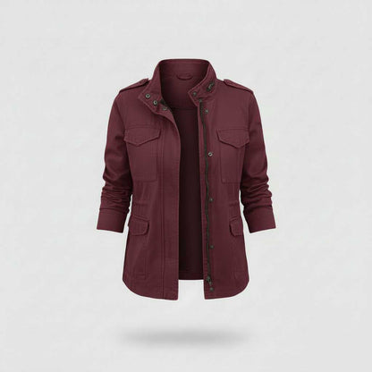 Veste Zippée Moderne Femme | Vêtement d'Extérieur Élégant 4